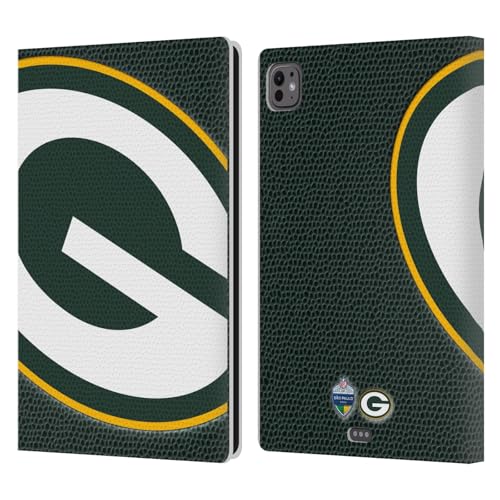 Étui portefeuille iPad Pro 11 M4 NFL Green Bay Packers en cuir Head Case Designs