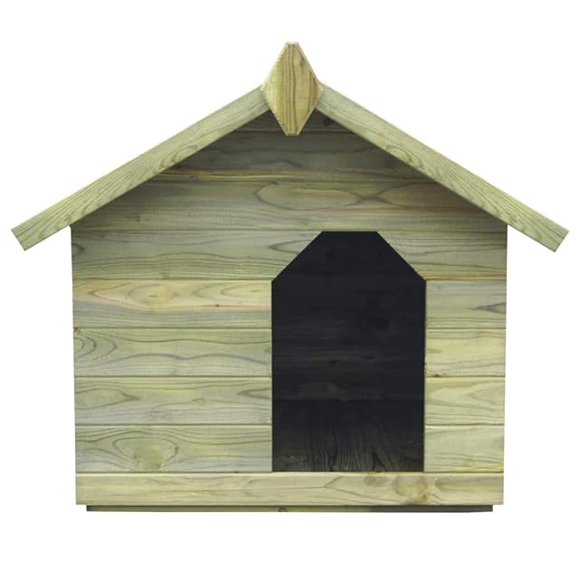 Foto 3 de 6 de Tidyard Casas de Perros para Jardín,Caseta de Exterior para Perros,Apertura de Techo,Impermeable y Resistente…