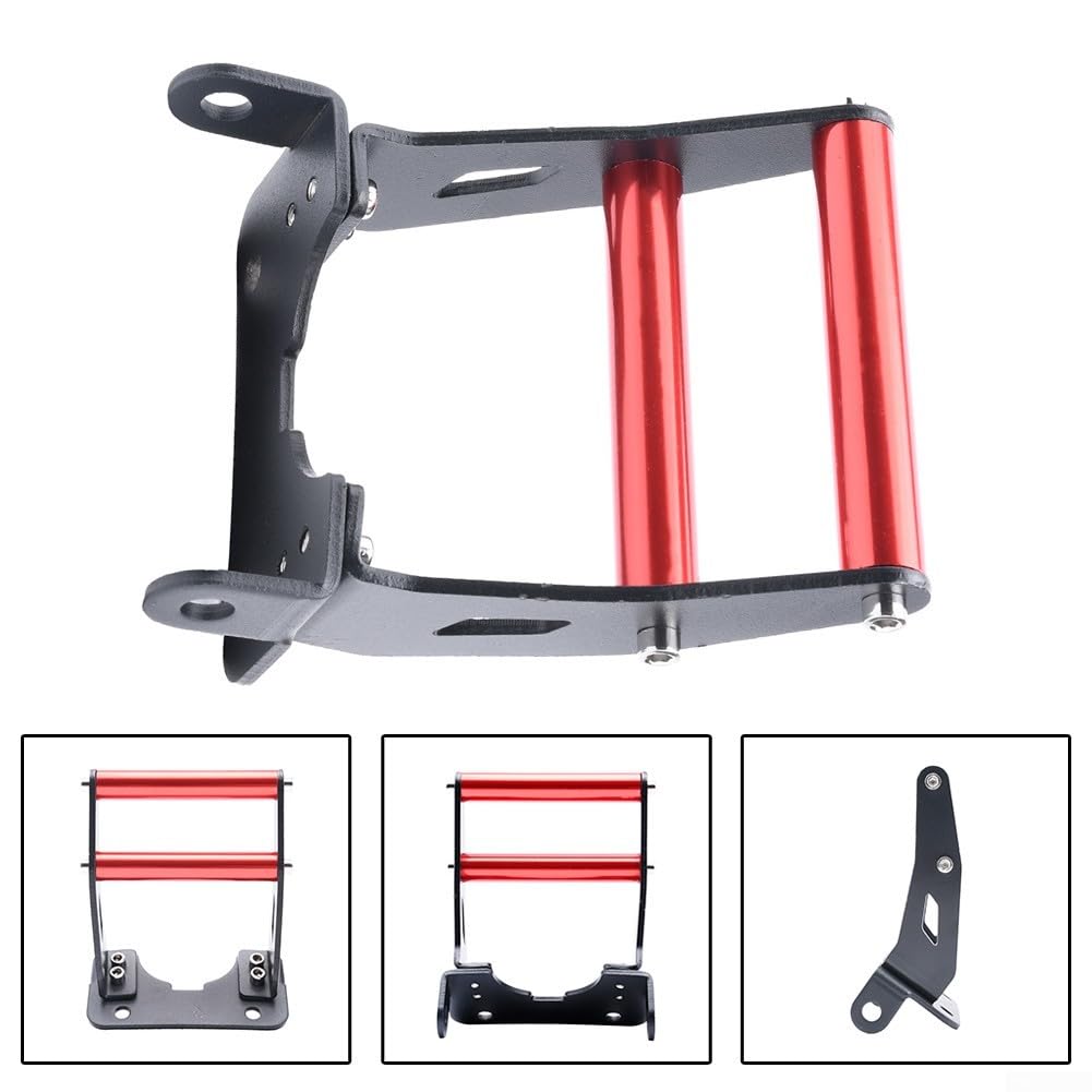 Reposapiés trasero, kit de soporte trasero de aleación de aluminio para horquilla trasera plegable, pedal, soporte para patinete eléctrico