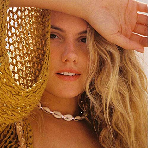 Preisvergleich Produktbild Simsly Modische Halskette mit Muschel-Anhänger für Damen und Mädchen