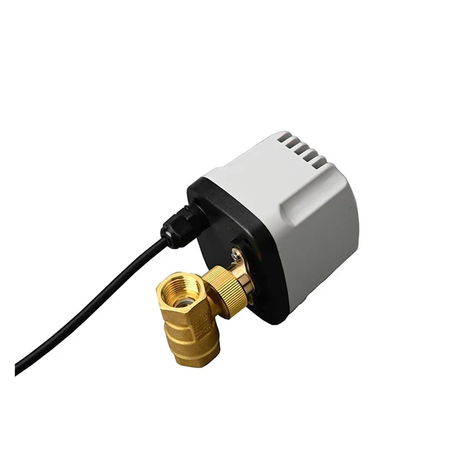 Llave de paso agua Válvula De Bola Motorizada Impermeable IP65 1/2", 3/4" Y 1", Latón, Normalmente Cerrada(1/2",220VAC_NORMALLY CLOSED)