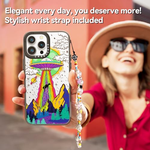 Coque iPhone 12 Pro Max protectrice contre les chocs - Design OVNI noir robuste et durable - 6