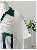 RoseSeek Women's Plus Size Crochet Hollow Out Jers... #3