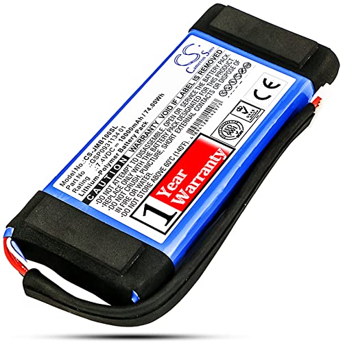 Estry GSP0931134 01 Battery Replacement for Boombox, JEM3316, JEM3317, JEM3318