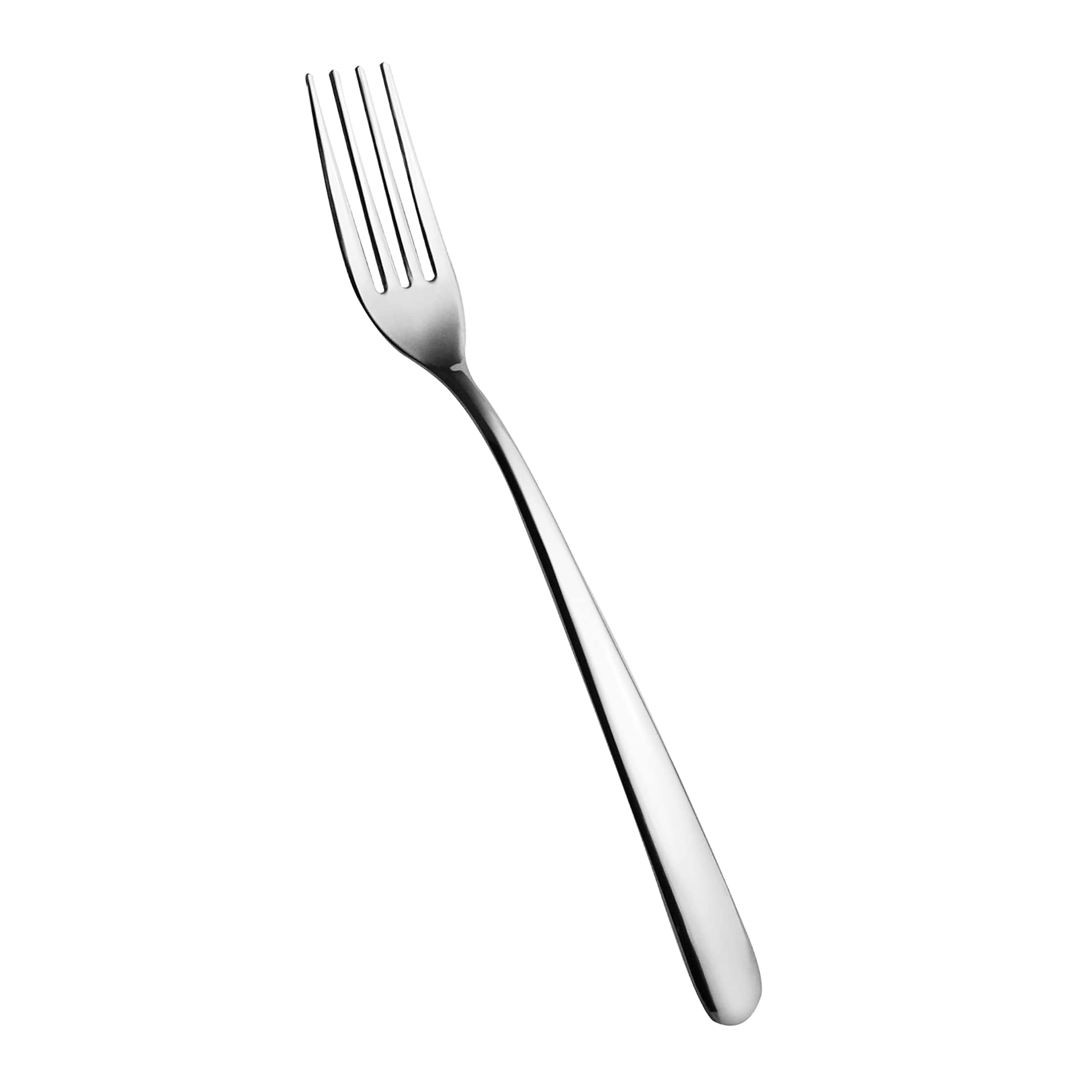 Salvinelli Style Set Forchette da tavola Acciaio Inox 18/10, Forchetta 12 Pezzi, Spessore 2,5 mm, Made in Italy, Finitura Lucida