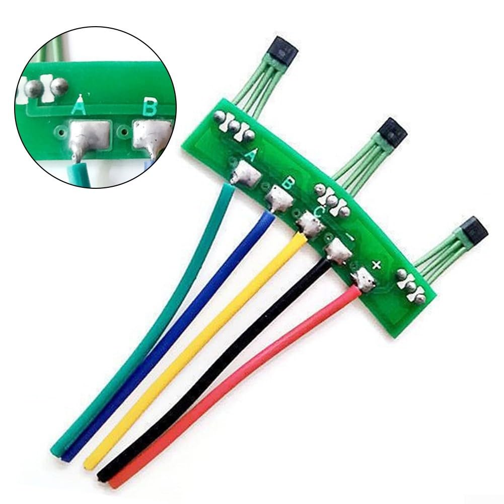 E-Bike Hall Sensor, Electric Vehicles Motor Hall Element Circuit Board Motor Hall Plate Sensor with Board Cable