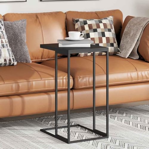 Table d'appoint noire design C stable pour petits espaces et salons - 2