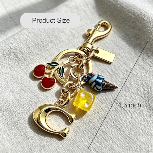 Image of Bag Charm KeyChain - Purse Wallet Chain & Charms Accessories for Handbags- Stocking Stuffers Gifts for Women Girls