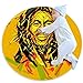 Bob Marley, tappetino rotondo da gioco per bambini, tappetino per gattonare, cuscino seduto antiscivolo per bambini, camera da letto