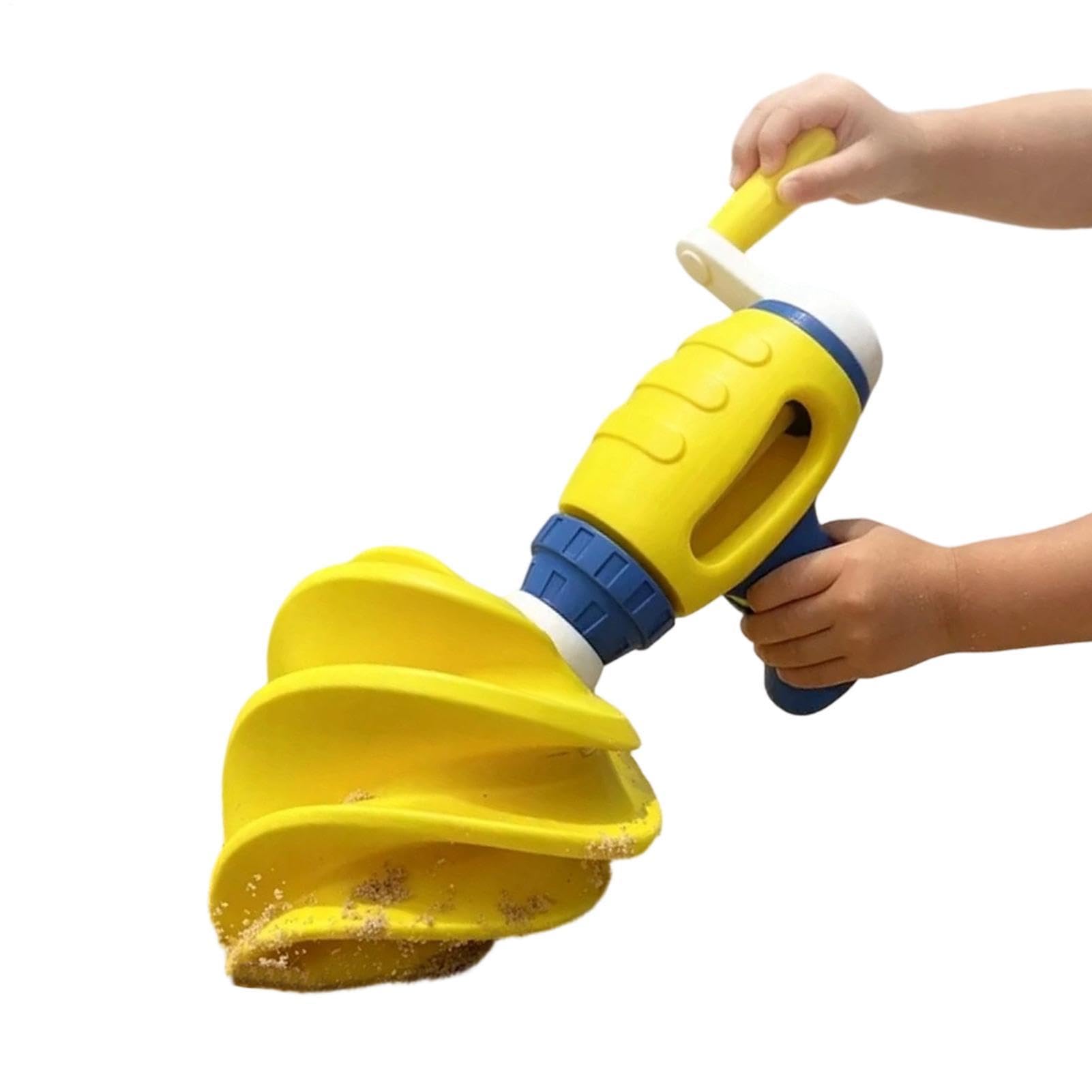 Generisch - und Sandspielzeug Handkurbelbohrer zum Sandbaggern und Bauen | spielzeug Für geeignet für Reisen, Outdoor, Camping, Picknick, den Park, den Spielplatz und den Hinterhof