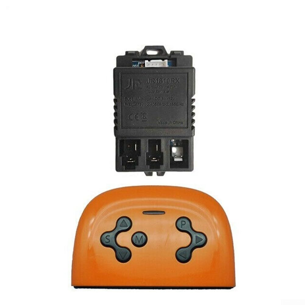 KHIronHive Children Electric Vehicle Remote Control Receiver JR-RX-12V 6V Controller Compatible with Baby Car Accessories Replacement Component Kit(JR1810RX full set)