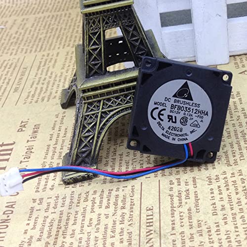 Original BFB03512HHA DC12V 0.12A 3-Wire Speed Centrifugal Blower