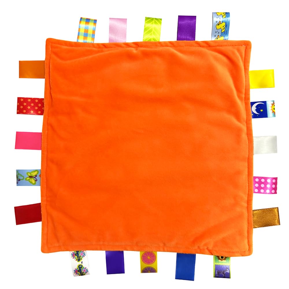 Couverture De Sécurité Bébé En Peluche Avec Tags - Doudou Confort Vert (Point Vert)