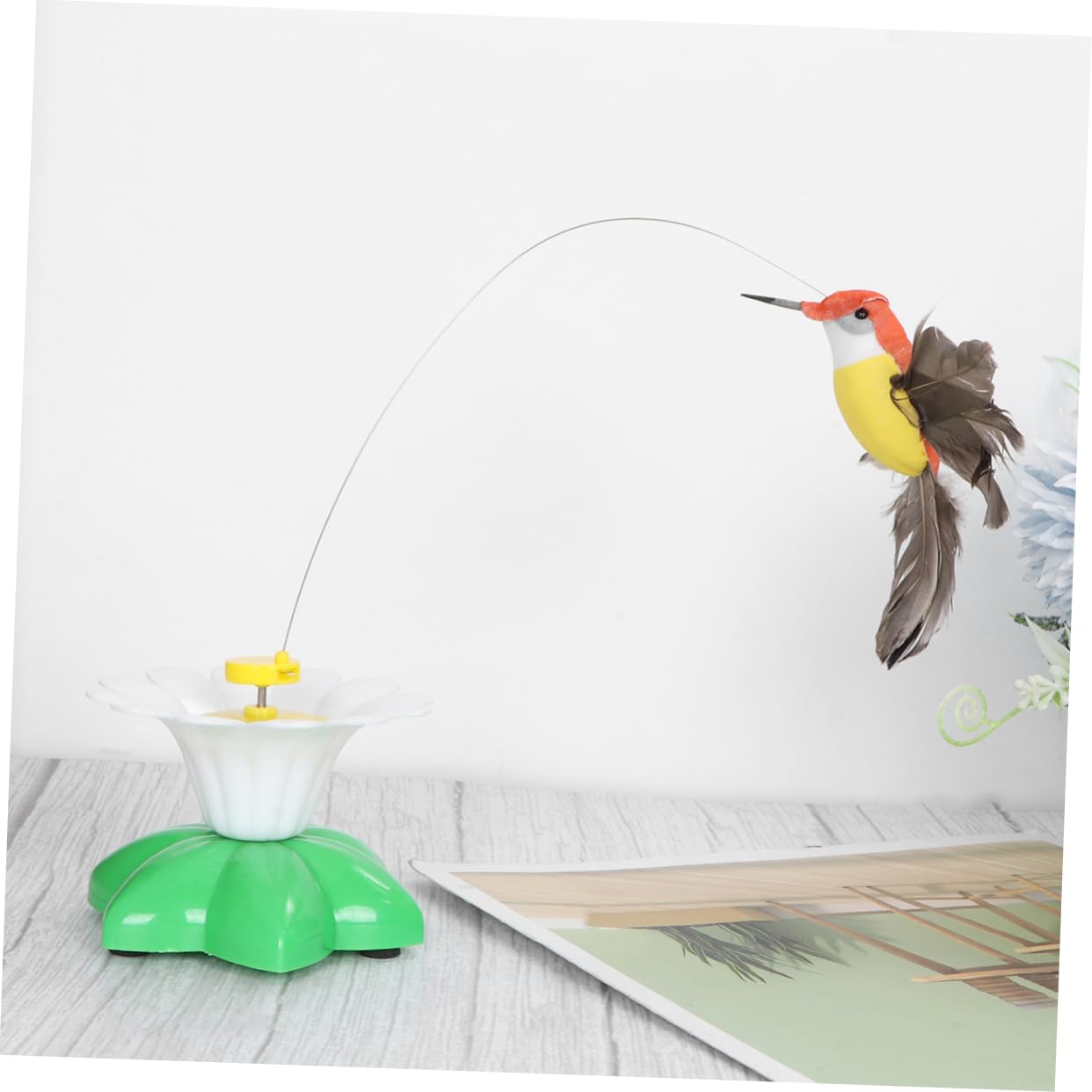 Amosfun 3 Sätze Soaring Bird Katzenspielzeug Interaktives Katzenspielzeug Für Kätzchen Haustier Neckspielzeug Elektronisches Katzenspielzeug 2 Stück * 3
