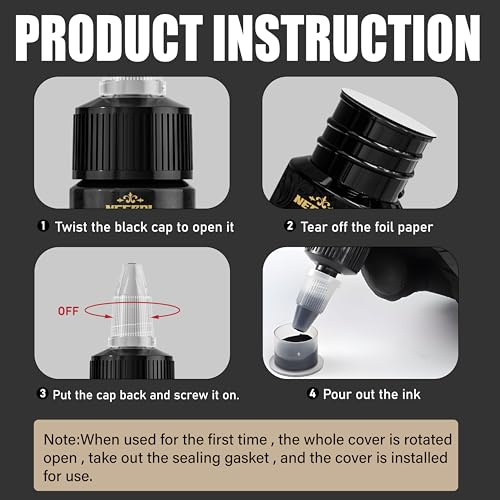 Tattoo Ink Set,1/2 oz (15ml) per Bottle Professional Tattoo Ink Colors Set for Outlining&Shading, Tattoo Pigments for Body Art Tattoo Supply Gift for Artist and Beginners - Image 6
