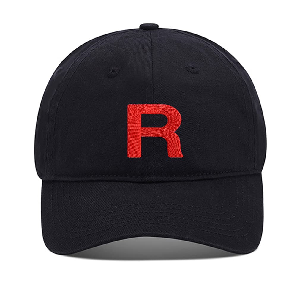 Team Rocket Washed Cotton Embroidery Baseball Cap Embroidered Cap