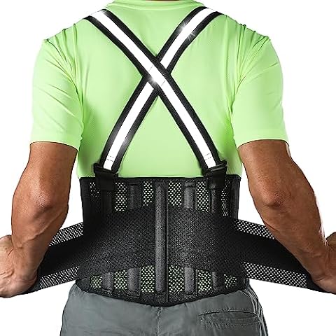 Fitomo Back Brace with Reflective Belt Cover