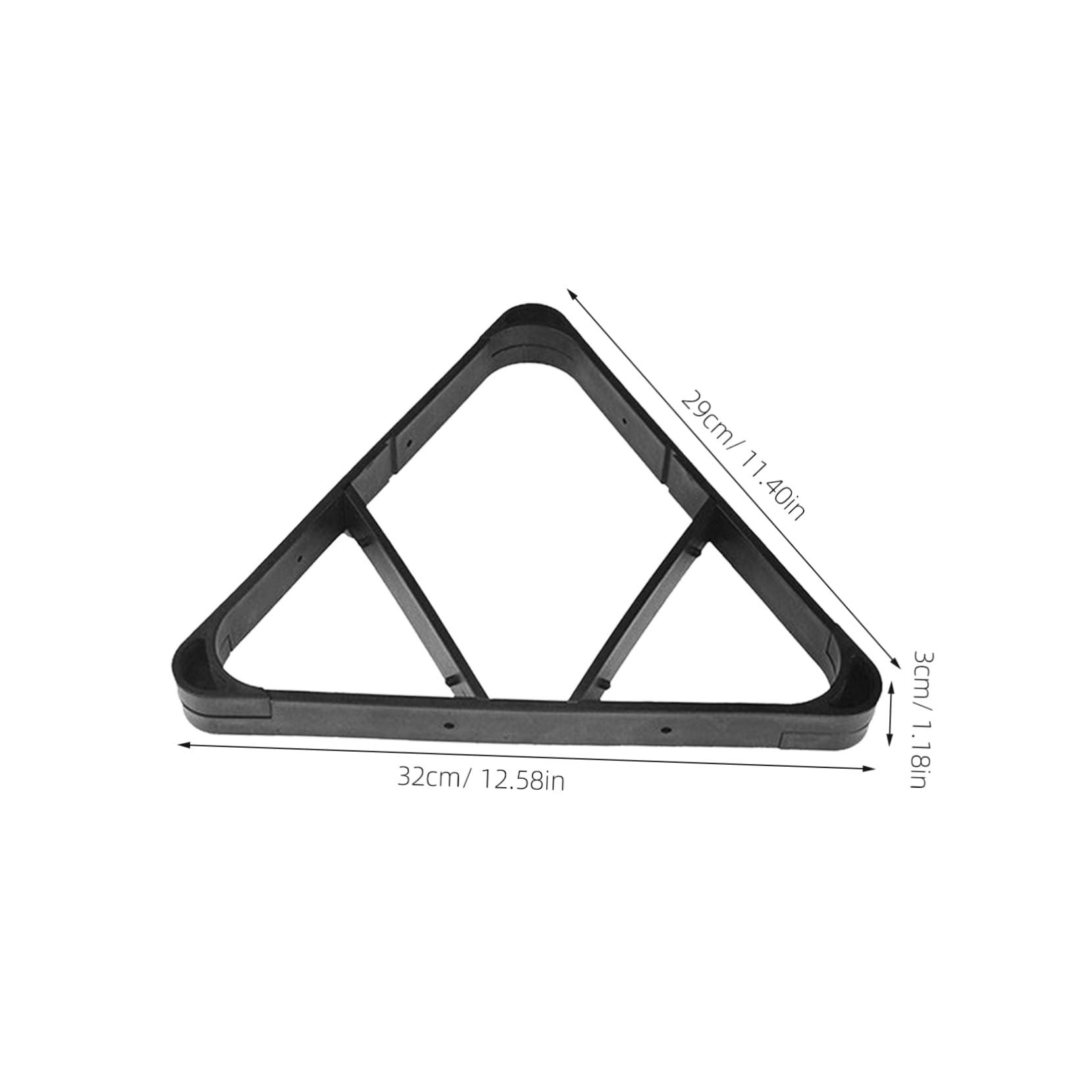 GAROZATION Home Club Use Billiard Ball Storage Rack Snooker Triangle Rack Stable Billiard Accessory