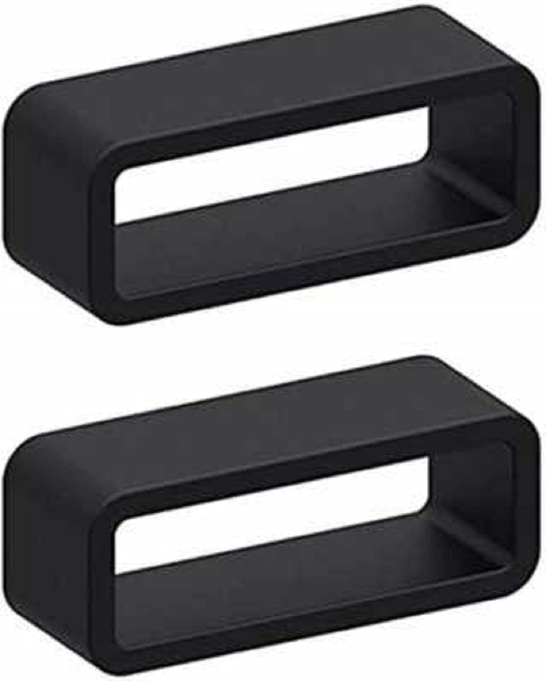 SAVOIR 16mm Rubber Silicone Watch Band Watch Strap Loops/Keepers Holder Retainer Loop Replacement - Black color Watch Band Loop - (2)pieces (B09RK651GK) Amazon Price History, Amazon Price Tracker