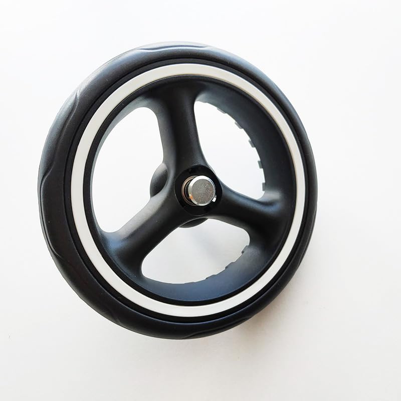 Buggy Wheel for GB Pockit Plus All City Front Or Rear Stroller Wheel with Tire Bearing Axle Direct Replacement Accessories(2 Front)