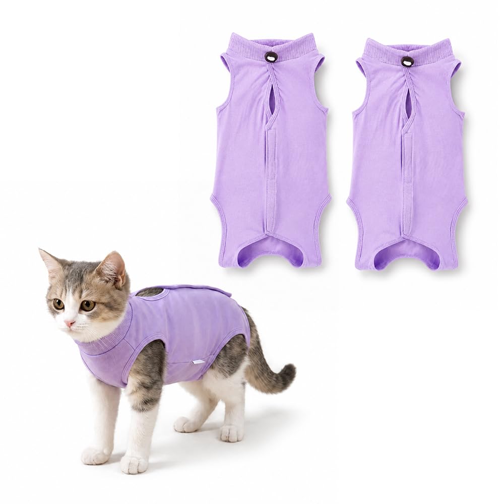 Cat Recovery Suit for Small Cats 2 Pack
