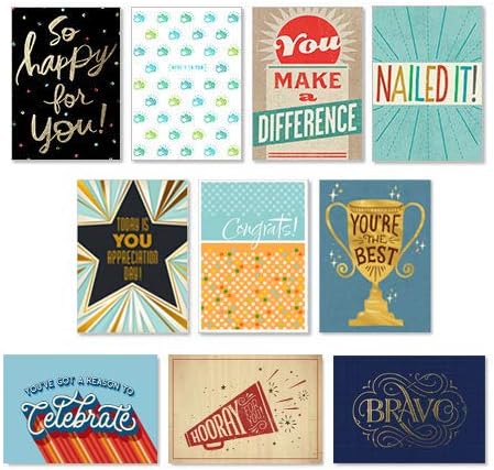 Hallmark Business (50 Pack) Assorted Employee Appreciation Greeting Cards for Business