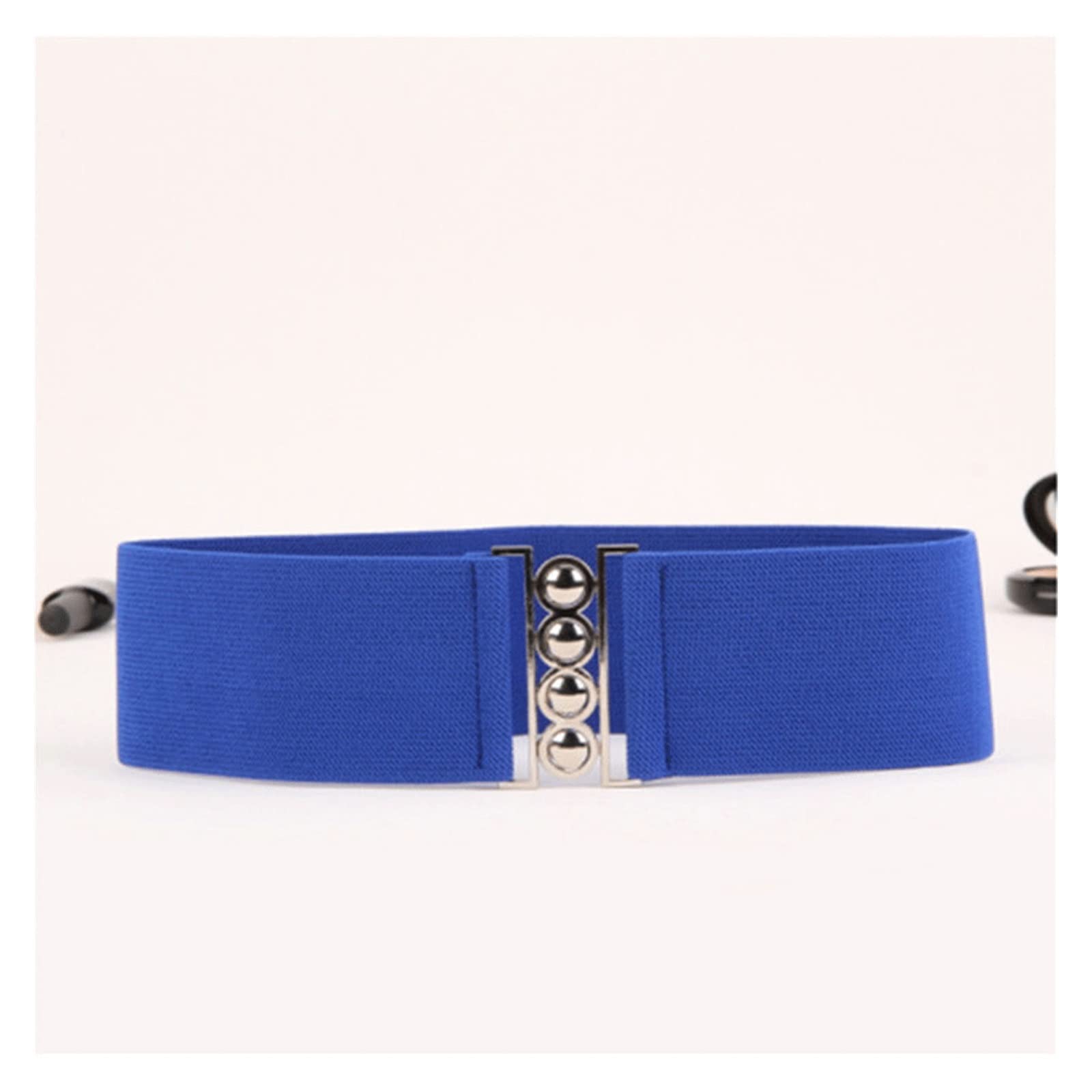 Womens Elastic Cinch Belt Stretch Waistband Clasp Buckle Elastic Wide Waist Cinch Belt Waistband Color G D