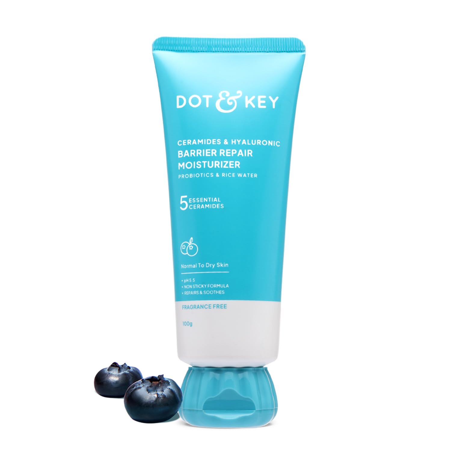 Dot & Key Ceramides Moisturizer with Hyaluronic for Intense Moisturizing and Skin Strengthening | With Probiotic & Rice Water I Barrier Repair Cream | For Dry Skin, Normal & Sensitive Skin | 100g-image-12