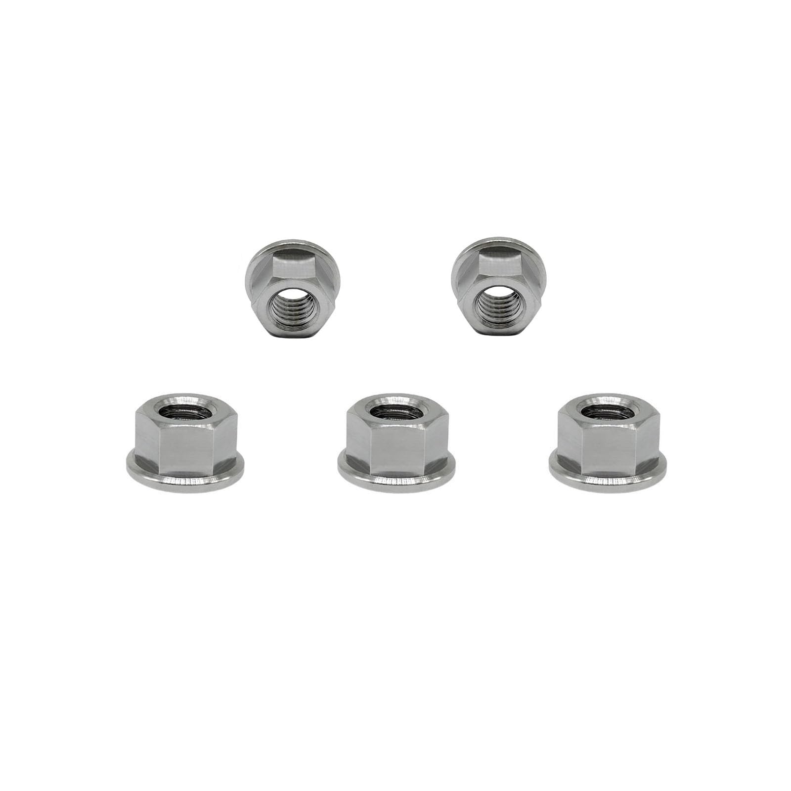 Tnt様 RISON Titanium Nut Titanium Flange Nut M5x0.8mm Titanium Sprocket