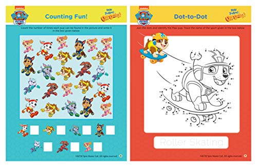 Image of Nickelodeon Paw Patrol - Off Duty! Fun Learning Set | Wipe & Clean Mats, Coloring Sheets, Stickers, Certificate & Pen | Ages 3-7 | Learn Through Play with Your Favorite Pups