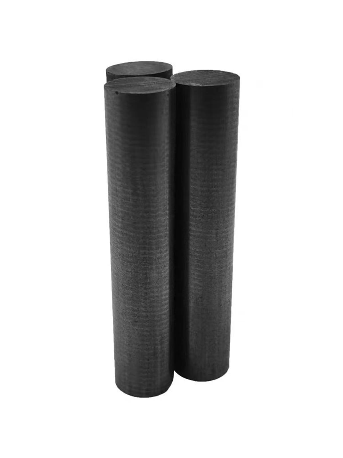 Barra de grafito sólido Varillas cilíndricas de electrodos grafito 20 piezas, barras carbono negro, varillas fusión crisol for herramientas industriales(12X350mm)