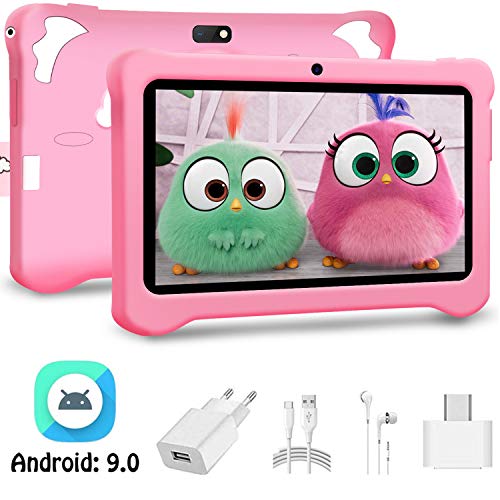 Tablet Bambini 7 Pollici Android 9.0 Pie con Wifi Offerte ,Tablet per bambini 3GB RAM 32GB ROM/128GB Tablet PC con | Netflix | Disney + | OTG - Google Play e Gioco Educativo, Certificato da Google GMS