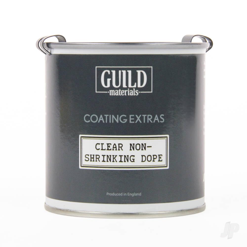 Guild Materials Clear Non-Shrinking Dope (125ml Tin) For RC Model Aircraft