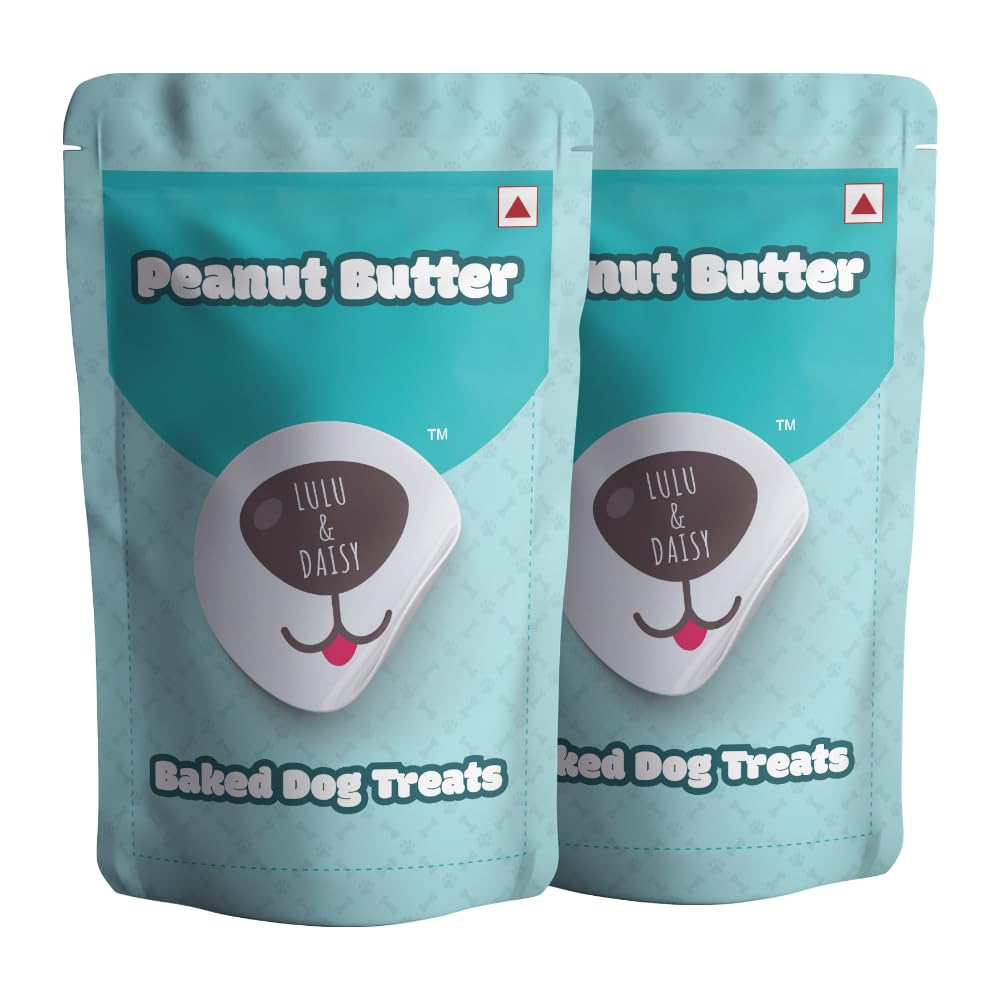 Lulu & Daisys Peanut Butter Oven Baked Dog Treats for All Life Stages as Training or Mid Meal Snack | Quality Human Grade Ingredients | 70 g Pack of 4 (B0CNLX2N8B) Amazon Price History, Amazon Price Tracker