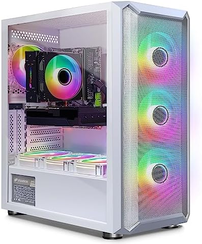 STGAubron Gaming Desktop PC,Intel Core i7-10700F up to 4.8G,GeForce RTX 3060 Ti 8G GDDR6,32G DDR4,2T SSD,WiFi,BT 5.0,RGB Fan x 7,RGB Keyboard&Mouse&Mouse Pad,RGB BT Sound Bar,RGB BT Gaming Mic,W11H64