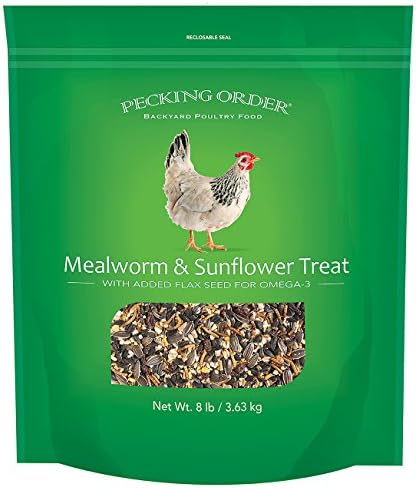 Pecking Order 9329 009329 Mealworm & Sunflower Treat, 8 lb