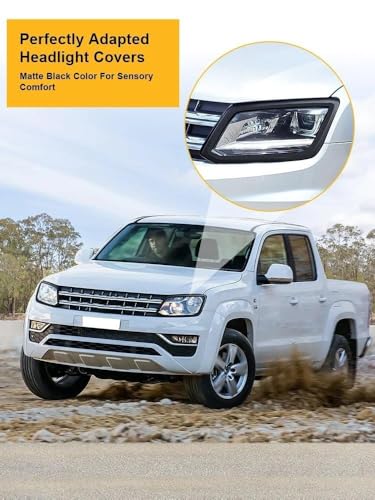 Feu arriere protection ABS pour VW Amarok coque phare avant anti-rayures