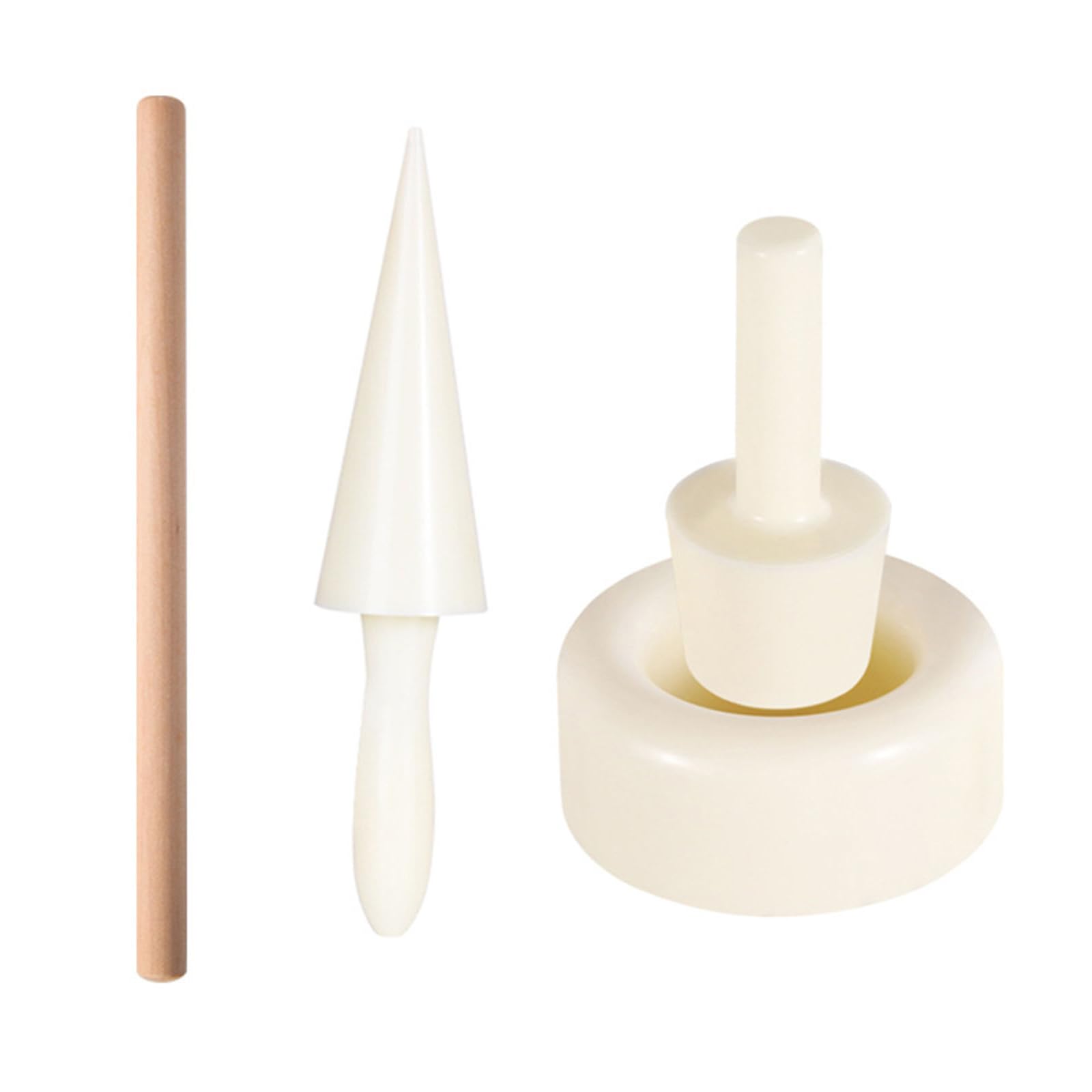 jiingekk Wooden and Ice Cream Cone Mold Professional Grades Baking Tool for Homemades Dessert Kitchen Accessory Professional Baking Cone Mold