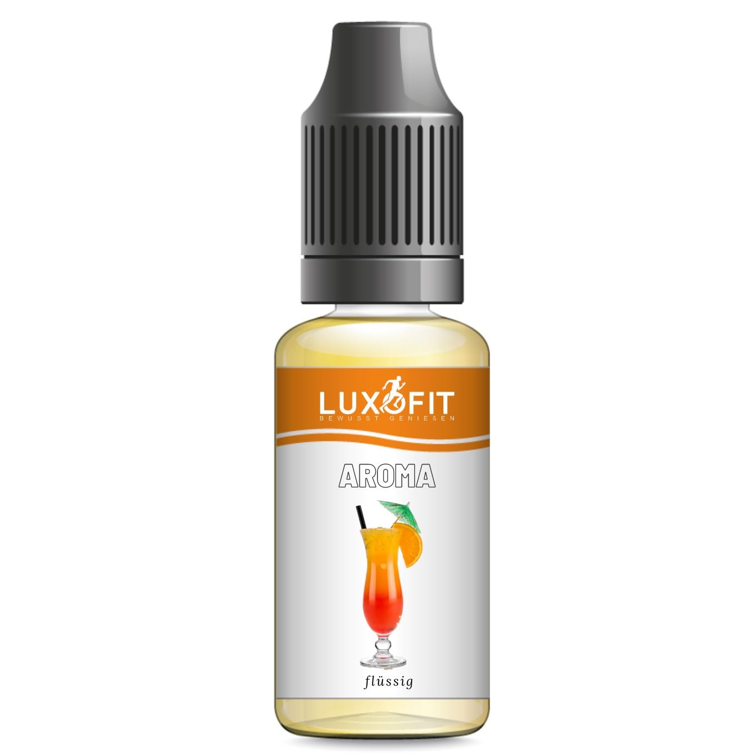 Luxofit Karibik Cocktail Aroma flüssig, Aromen für Lebensmittel und Getränke, GMO-frei, Vegetarisch und Vegan, Exotische Geschmacksrichtungen, Made in Germany (1 L)