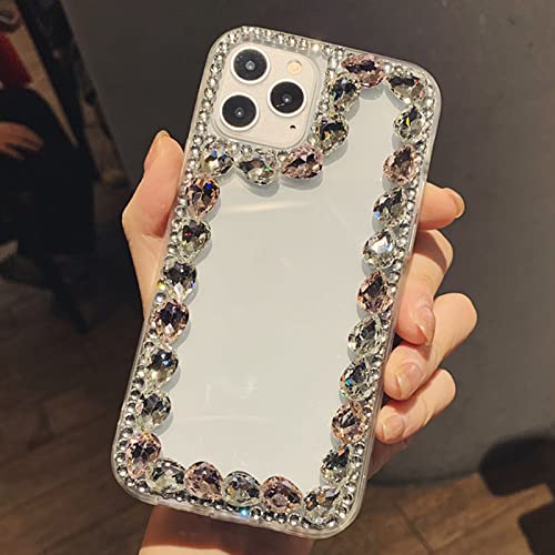 Coque iPhone 14 Pro Max anti drop en silicone souple diamant rose - 3