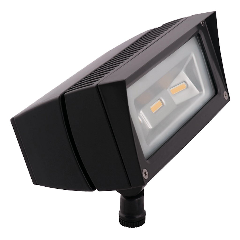 FUTURE FLOOD 18W WARM LED 120V TO 277V BRONZE