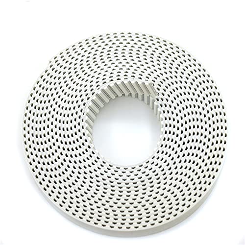 KURTIK T5 16mm weißer Polyurethan Zahnriemen mit Stahlkern, 10m, Timing-Gurt, für 3D-Drucker, Geschirrspülmaschinen uvm.