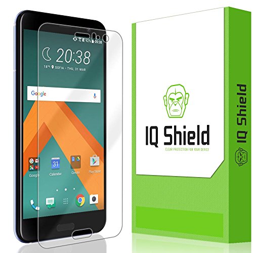 IQShield Screen Protector Compatible with HTC U11 (HTC U 11) LiquidSkin Anti-Bubble Clear TPU Film