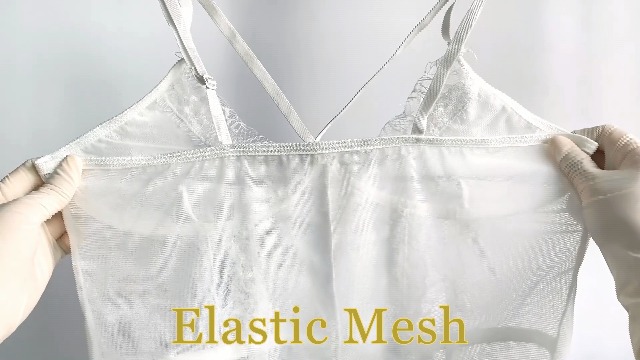 Amazon.com: Kaei&Shi Front Double Strap See Through Lingerie,V