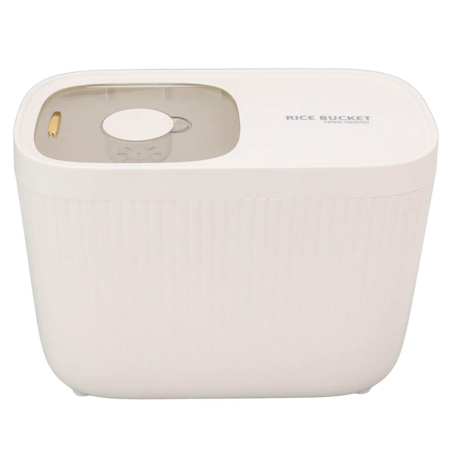 Yosoo Health Gear Kunststoff-Reiskübel mit Transparentem Deckel, Reisbehälter, ABS-PP-Metall, 48,4 Oz, Luftdichter Deckel für die Lagerung von Reis, Mehl, Bohnen, Getreide in der Küche, Speisekammer