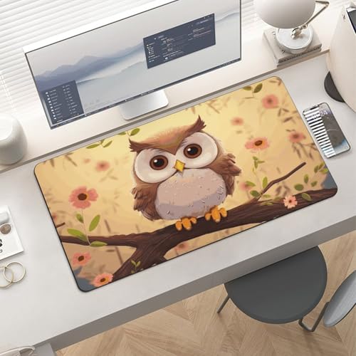 Protector de Escritorio Cute Owl Grande Impermeable miniatura 6