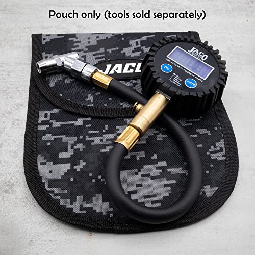 JACO Superior Products Utility Tool Pouch (Medium Size) | Multi-Purpose Storage Pouch for Tire Gauges, Tools, & Accessories (Digital Camo)