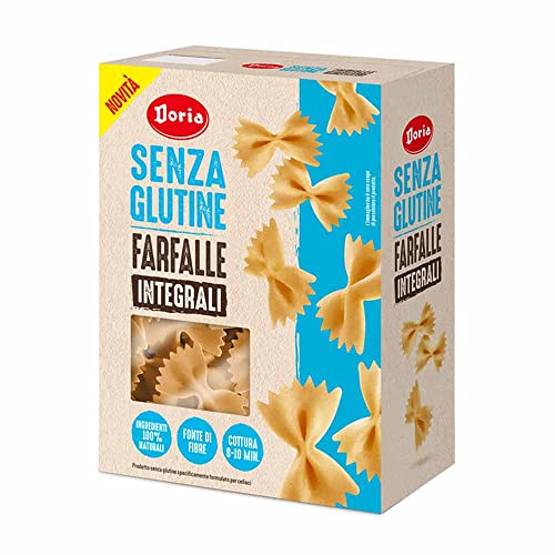 Doria Farfalle Integrali Pasta Integrale Senza Glutine, 400g