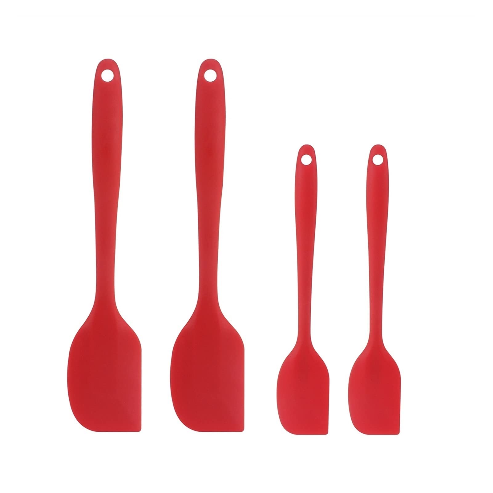 Espatula Cocina Silicona Spátula Set Resistente al Calor Espátulas Pastel de espátula Espátulas Espátulas Hornear, cocinar, raspar y Mezclar Espatula Reposteria