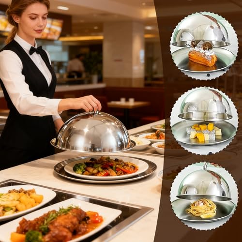 Cloche de cuisson inox pour repas de fête et anniversaires - 4